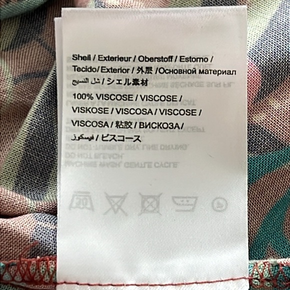 Farm Rio for Anthropologie Fiesta Wrap Maxi Dress Petite Medium - Picture 6 of 11